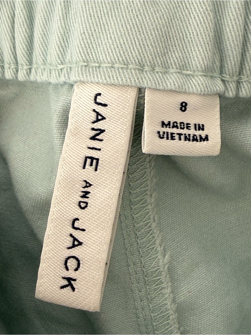 Janie and Jack Shorts in Seafoam - Picture 4 of 4